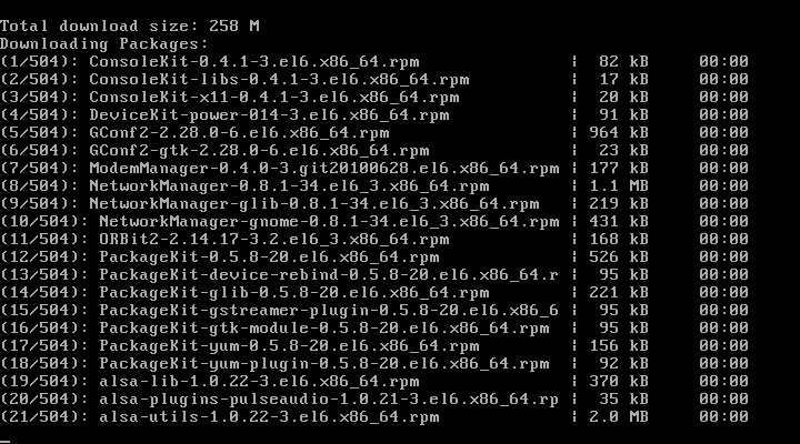 Centos 6.2 Yum Install Gnome Desktop
