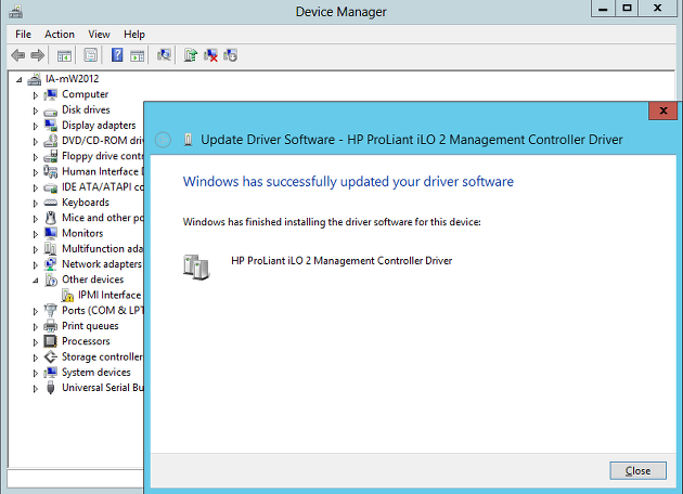 Hp Ilo Management Channel Interface Driver