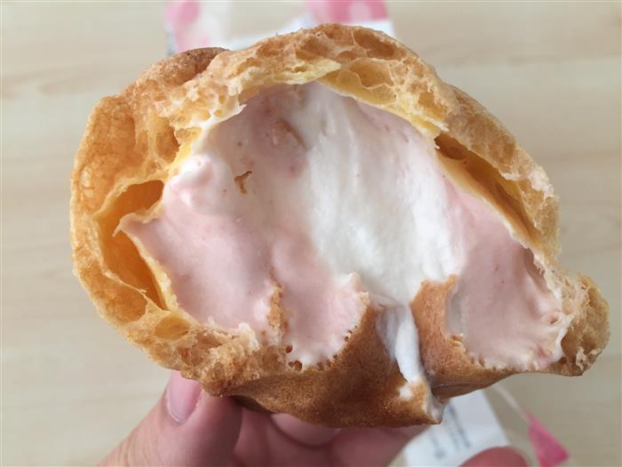 편의점의 슈크림을 얕보다 속보고 깜짝!
