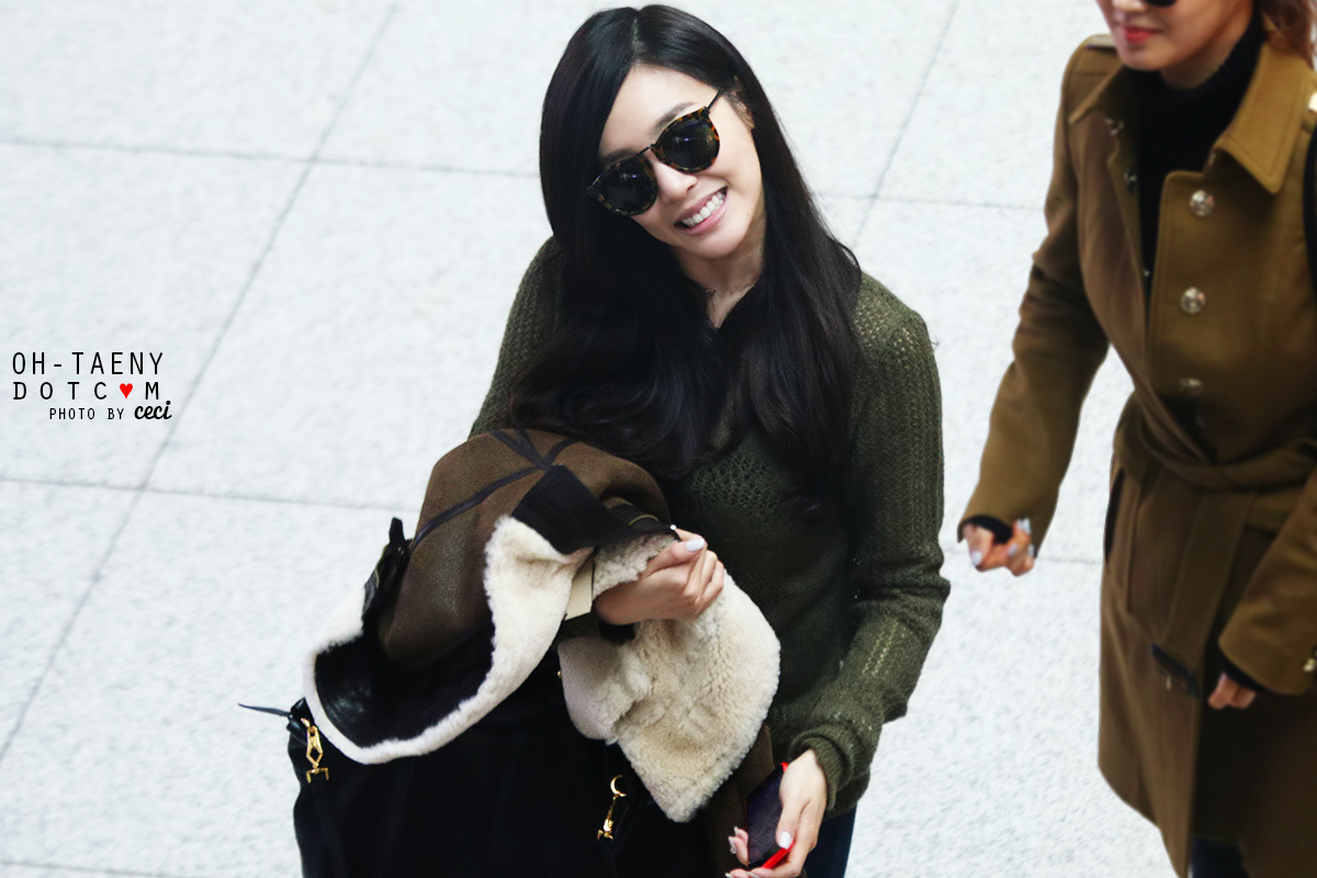 [PIC][03-01-2014]Yuri và Tiffany khởi hành đi Milan - Ý để chụp hình cho Burbery vào sáng nay 2472683A52CAAA9405DA13